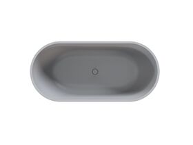 Supporting Image - Omvivo Villa Freestanding Bath 1500 x 700mm Cove Grey - Top