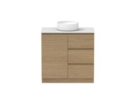 Hero - Posh Domaine 900mm Floor Mount Vanity Unit Conventional 12mm Durasein Top