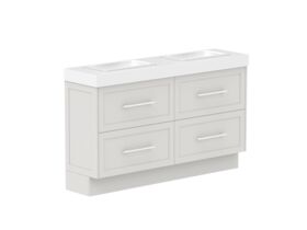 Supporting Image - Kado Lux Ensuite All Drawer Twin 1500mm Floor Mount Double Basin 90mm Top