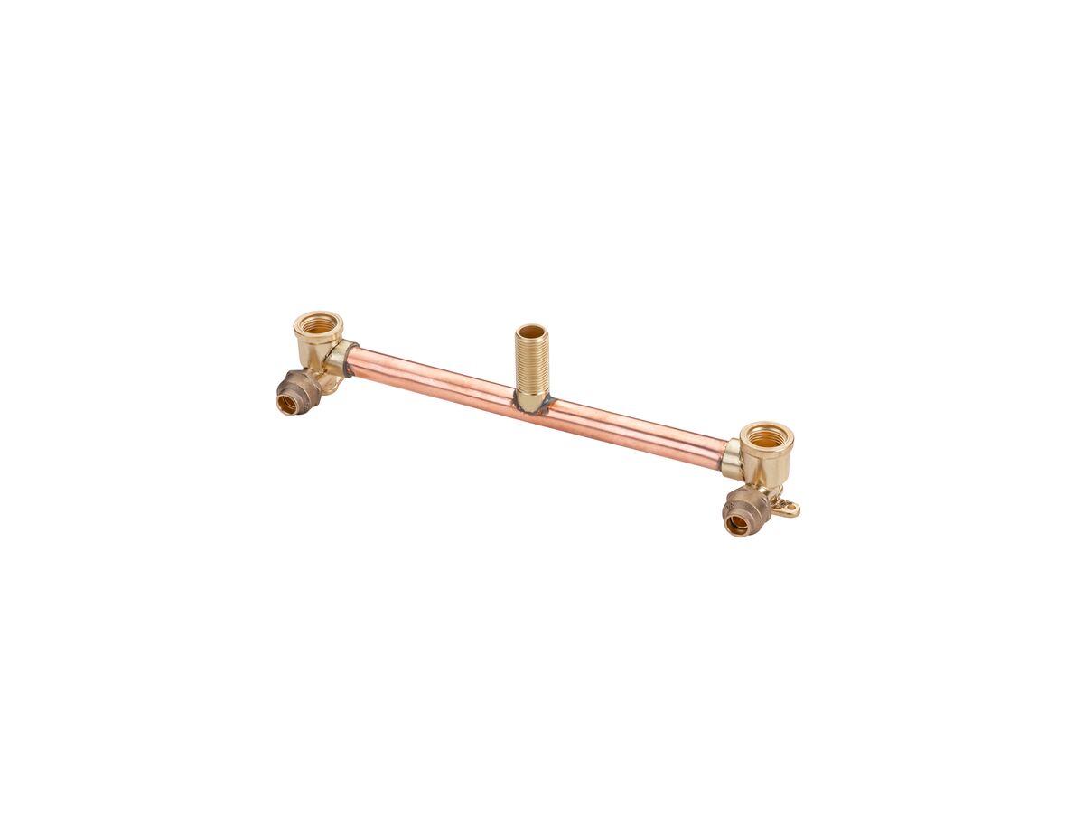 Hero - Dura Ardent Sink Assembly 300mm Centre with No Tails Compression Bottom Entry Lead Free