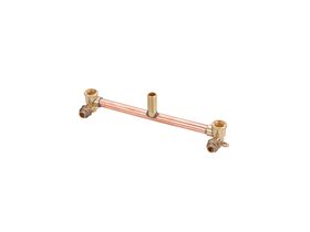 Hero - Dura Ardent Sink Assembly 300mm Centre with No Tails Compression Bottom Entry Lead Free