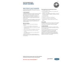 Warranty - Rothenberger Drain Cleaning