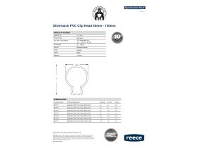 Specification Sheet - Silverback PVC Clip Heads