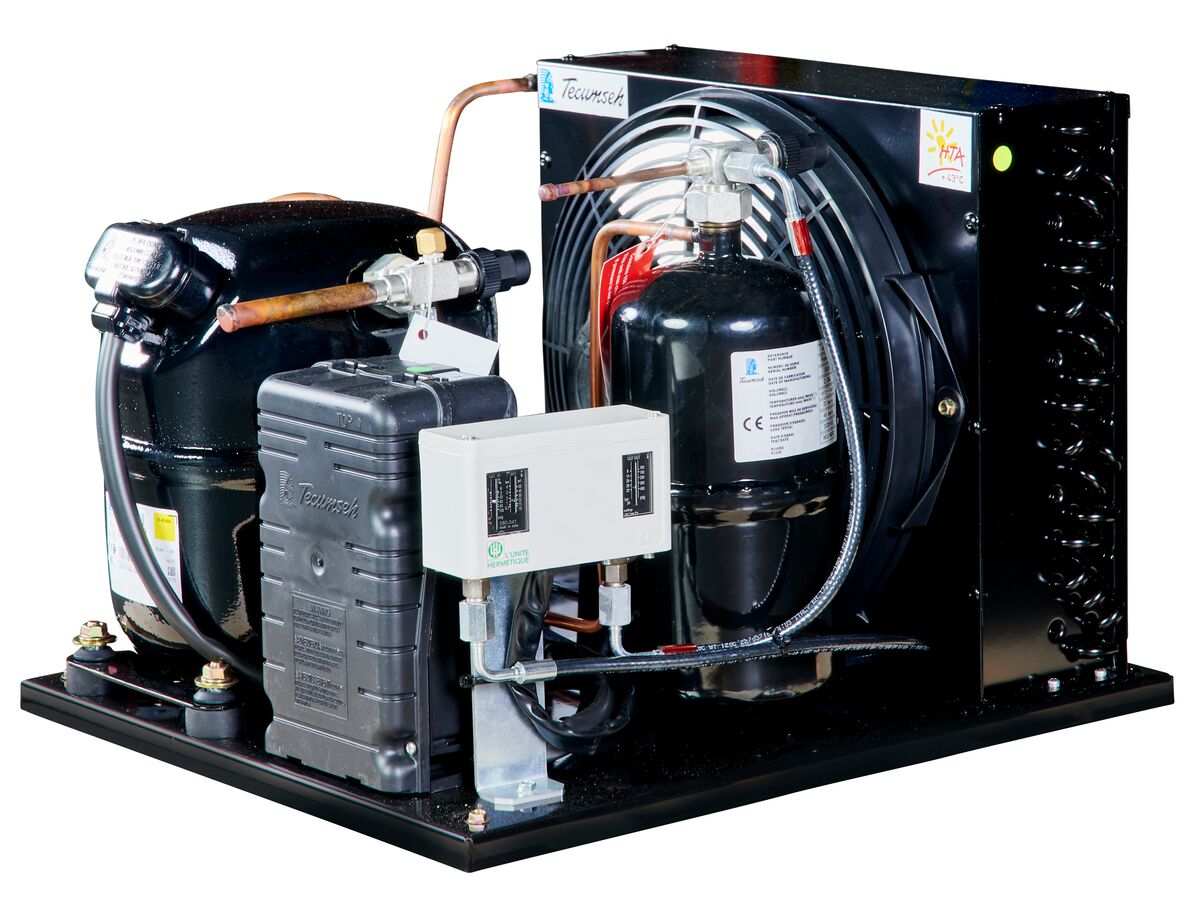 Tecumseh AJ2 HTA Condensing Unit 1/2HP R404 LBP CAJT2428ZBR-FZ-1 with Pressure Control