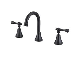 Kado Era Basin Set Fixed Lever Matte Black (5 Star)