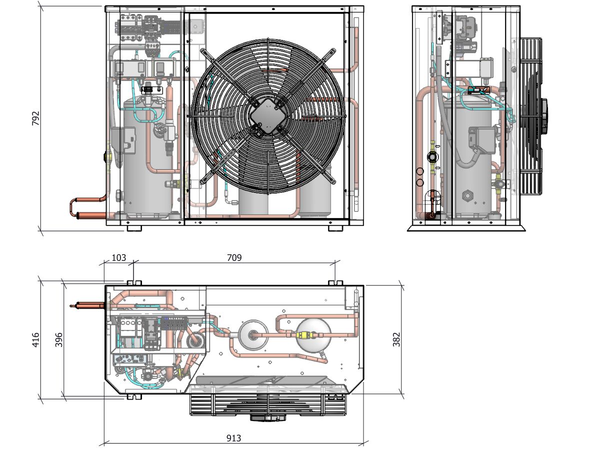 Tecumseh Compac Scroll 2.5Hp Pas4530Z-3