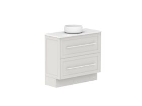 Supporting Image - Kado Lux Ensuite All Drawer Twin 900mm Floor Mount Centre Basin 20mm Top