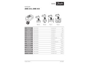 Installation Instructions - Danfoss AME 335 & AME 435
