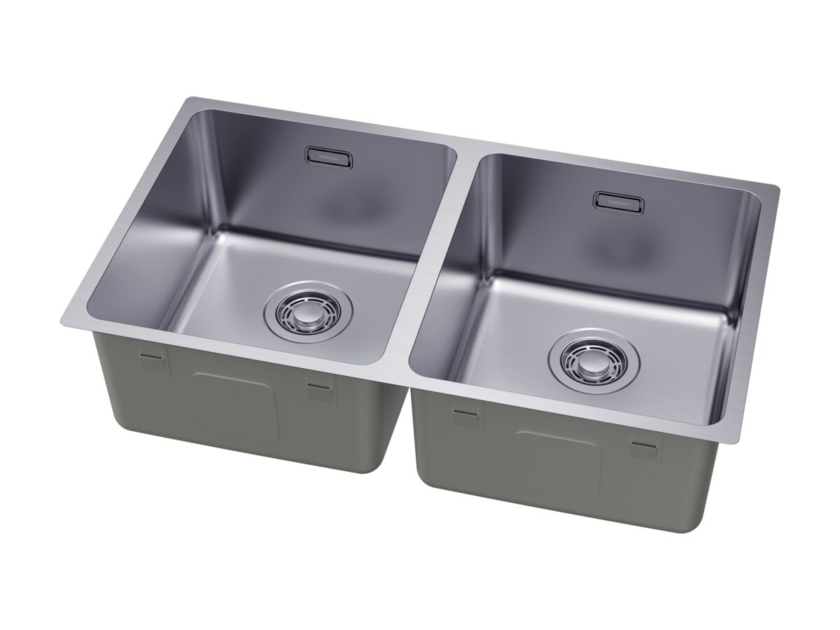 Supporting Image 2 - Memo Oscar Inset/Undermount Double Bowl Sink Overflow No Taphole