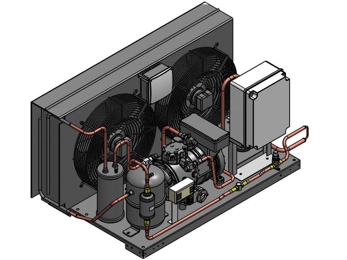 Tecumseh Semi Hermetic EVO Condensing Unit SHT4521ZHR-TZ 3 Phase