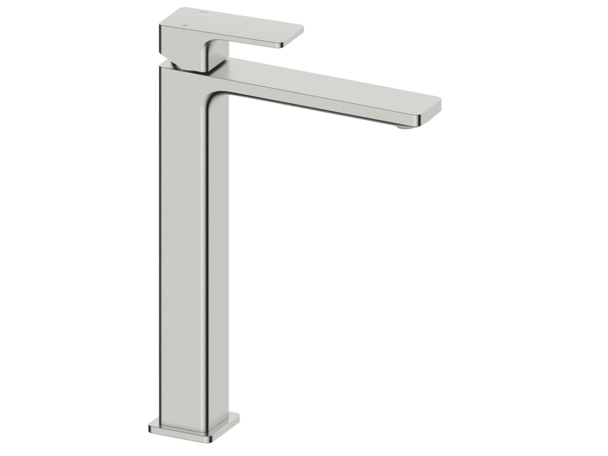 Hero - Mizu Bloc Extended Basin Mixer Brushed Nickel (6 Star) Lead Free