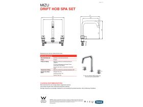 Technical Guide - Mizu Drift Swivel Hob Bath / Spa Set Chrome