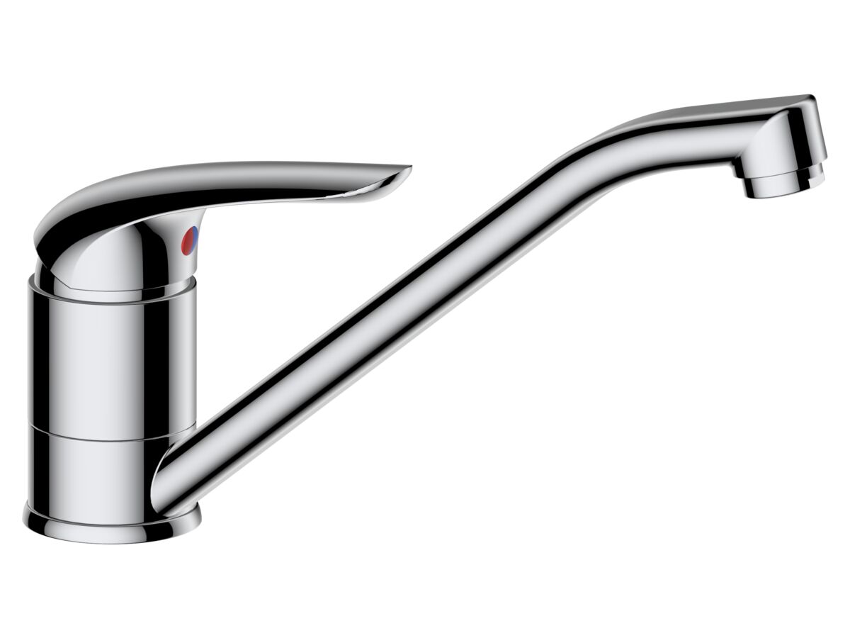 Hero - Posh Bristol Mk2 Sink Mixer Tap All Pressure Chrome (4 Star Mains Pressure, 3 Star Low Pressure) Lead Free