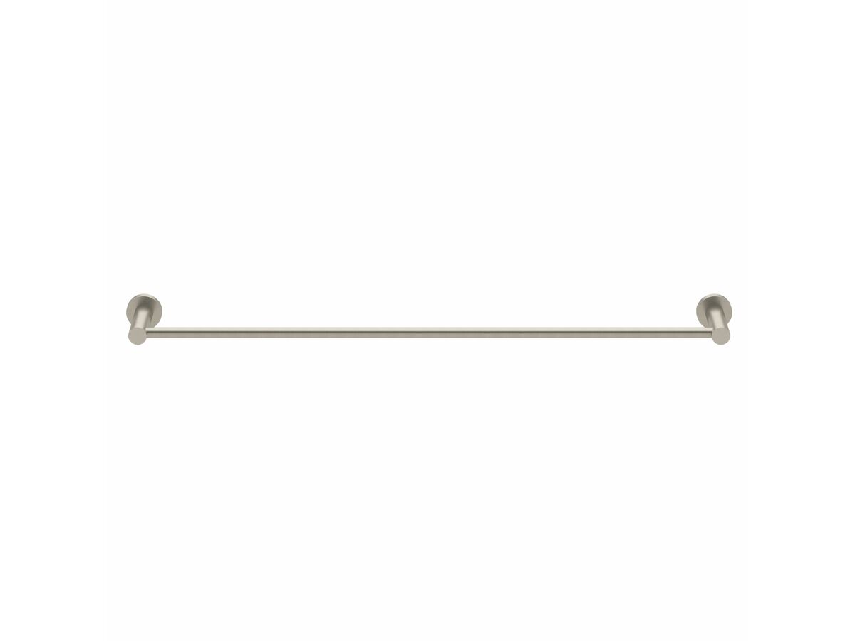 Sussex Pure Single Towel Rail 600mm PVD Brushed Nickel