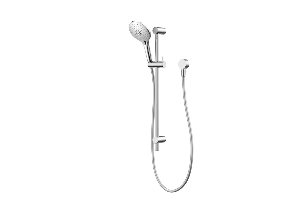 Posh Domaine Brass Rail Shower 3 Functions Chrome (4 Star)