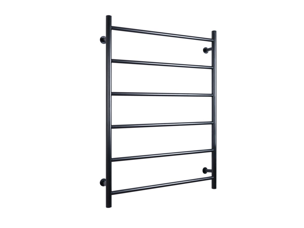 Mizu Drift MK2 750 x 1050mm Heated Towel Rail Low Voltage 24V Matte Black