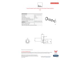 Specification Sheet - Faucet Strommen Vara Fin Shower Mixer Tap Trimset Chrome Lead Free