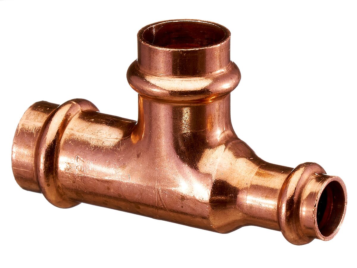 >B< Press Water Reducing Tee 20mm x 15mm x 20mm