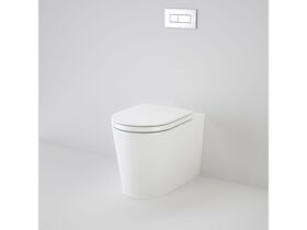 Caroma Liano Wall Faced Invisi II Back Inlet Toilet Suite with GermGard White (4 Star)
