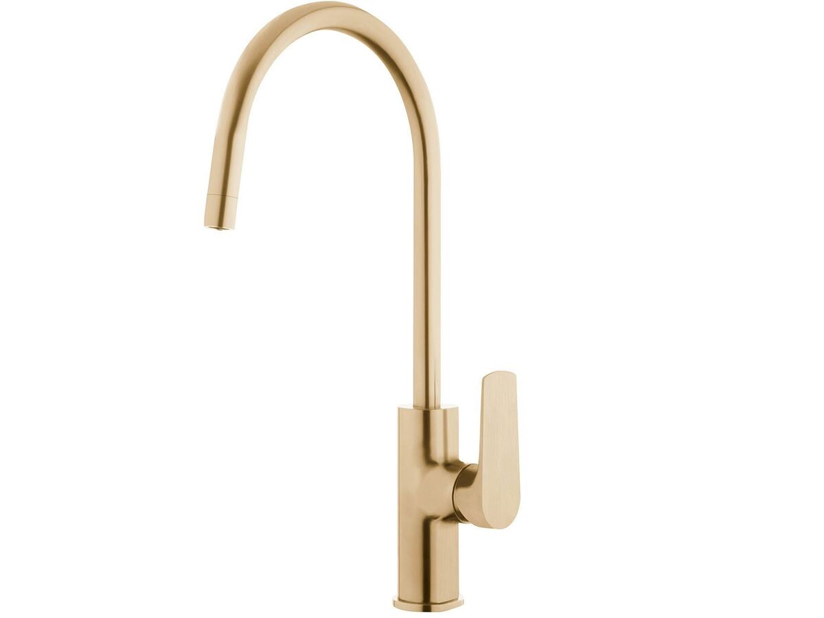 Voda Tide Sink Mixer Brushed Brass PVD (3 Star)