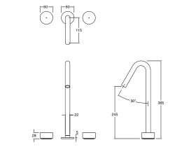 Sussex Pure Vessel Basin Set (5 Star)