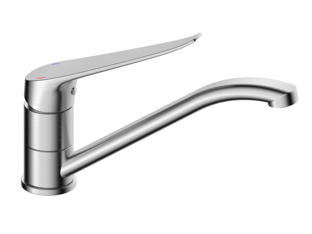 Hero  - Wolfen Stainless Steel Sink Mixer with Extended Lever Handle 170mm