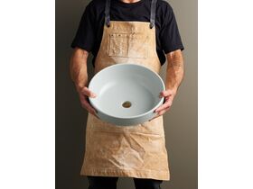 In Situ - Robert Gordon Potters 370mm Semi Inset Basin Dove Speckle - 2