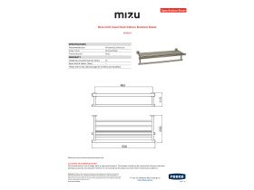 Specification Sheet - Mizu Drift Accessories Brushed Nickel