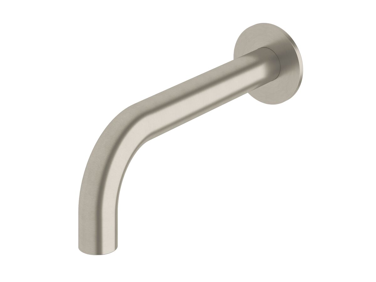 Sussex Pure Wall Basin Outlet 160mm PVD Brushed Nickel (3 Star)