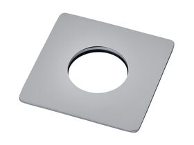 Mizu Silk Concealed Shower Mixer Cover Plate Chrome