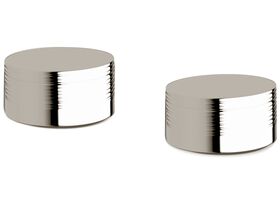 Sussex Pure Basin Top Assembly Taps with Cirque Textured Handles Chrome