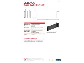 Technical Guide - Milli Axon Bath Outlet