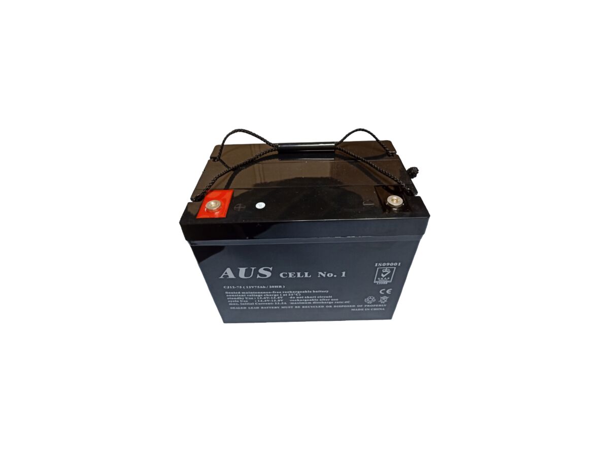 75AH 12VDC Lead Acid Battery