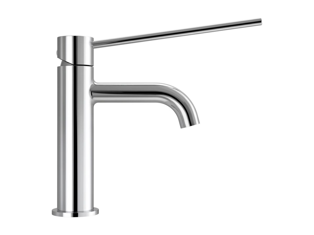 Supporting Image - Mizu Drift Basin Mixer Curved Spout with Extended Lever Tap Chrome (6 Star) Lead Free