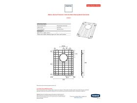 Specification Sheet - Memo Zenna Protector Grid 3/4 Bowl Nanoplated Gunmetal