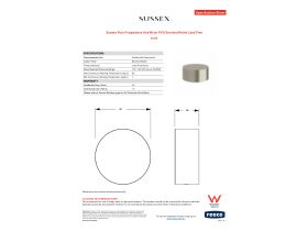 Specification Sheet - Sussex Pure Progressive Hob Mixer PVD Brushed Nickel Lead Free