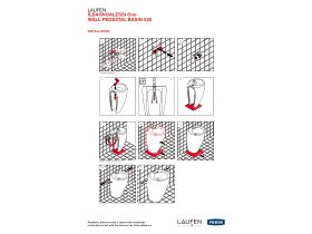 Installation Instructions - LAUFEN Alessi One Wall Basin/Pedestal 1 Taphole 520 x 530mm White