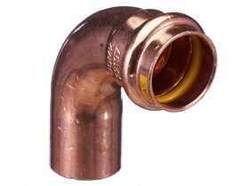 >B< Press Gas Elbow Male & Female 90 Degree x 25mm