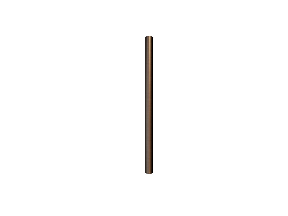 Hydrotherm Pure Vertical Single Heated Towel Rail 900 x 38mm PVD Brushed Bronze