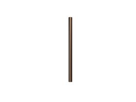 Hydrotherm Pure Vertical Single Heated Towel Rail 900 x 38mm PVD Brushed Bronze