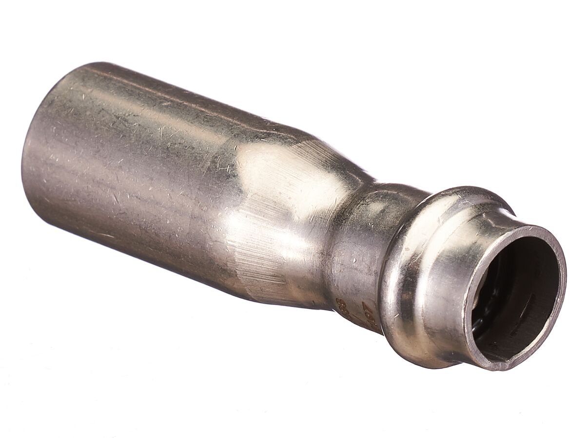 >B< Press Stainless Steel Fitting Reducer 22mm x 15mm