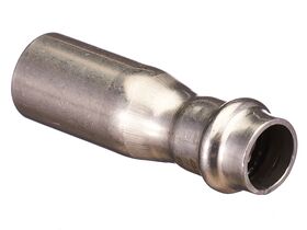>B< Press Stainless Steel Fitting Reducer 22mm x 15mm