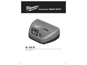User Manual - Milwaukee M12 Redlithium Battery Charger 12V