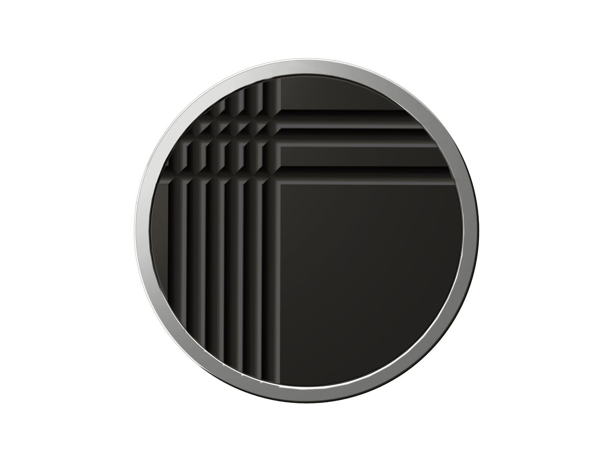 Supporting Image - Sussex Pure Elemental Handle Insert Strati PVD Matte Black with Chrome Base