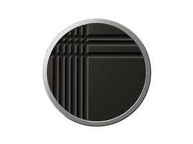 Supporting Image - Sussex Pure Elemental Handle Insert Strati PVD Matte Black with Chrome Base