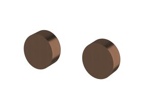 Sussex Pure Wall Top Assembly Taps PVD Brushed Bronze