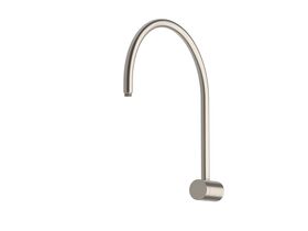 Sussex Pure Hi-Rise Shower Curved Arm Only Brushed Nickel