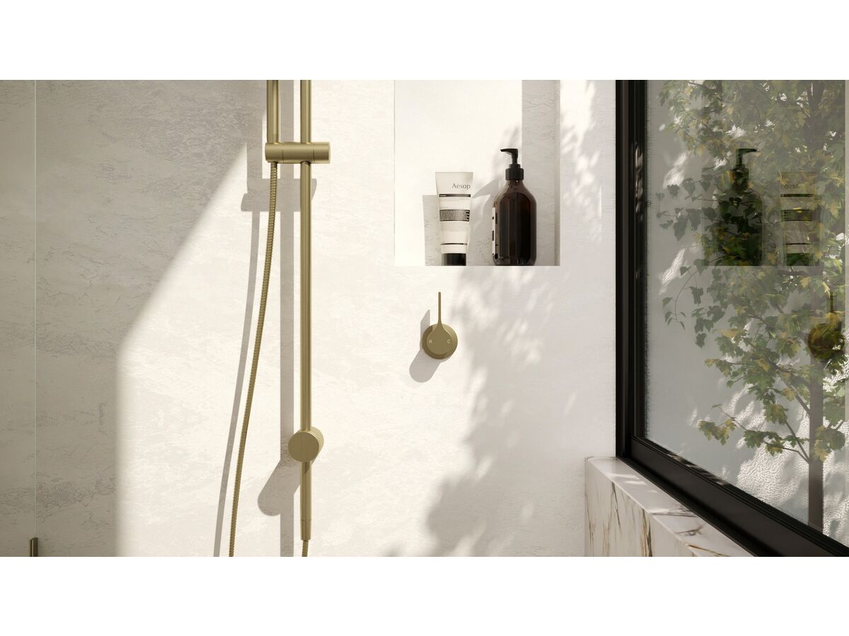 Sussex Oria Shower/Bath Wall Mixer PVD Brushed Gold