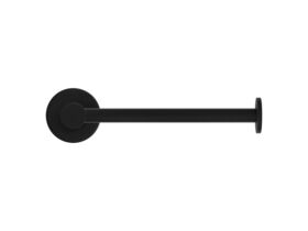 Supporting Image 2 - Mizu Drift Straight Toilet Roll Holder Matte Black - Front