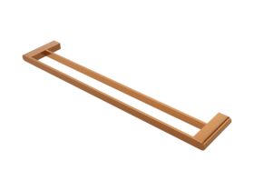 Supporting Image - Mizu Soothe Double Towel Rail 600mm Brushed Bronze